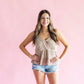 Summer Days Ribbed Babydoll Top