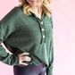 Just Watch Long Sleeve Knit Top - Green