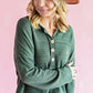 Just Watch Long Sleeve Knit Top - Green