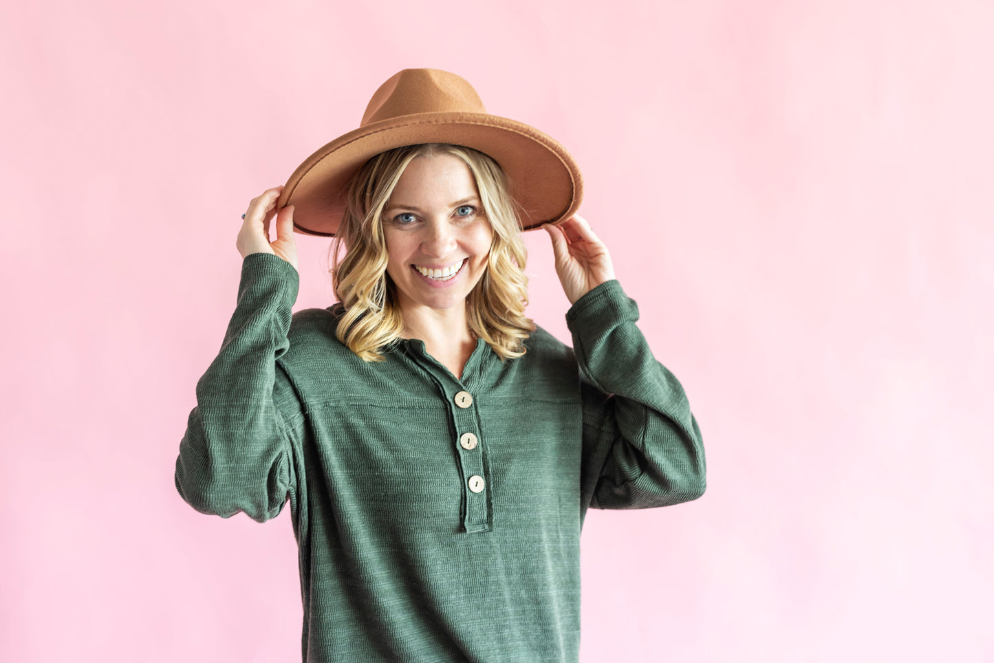 Just Watch Long Sleeve Knit Top - Green