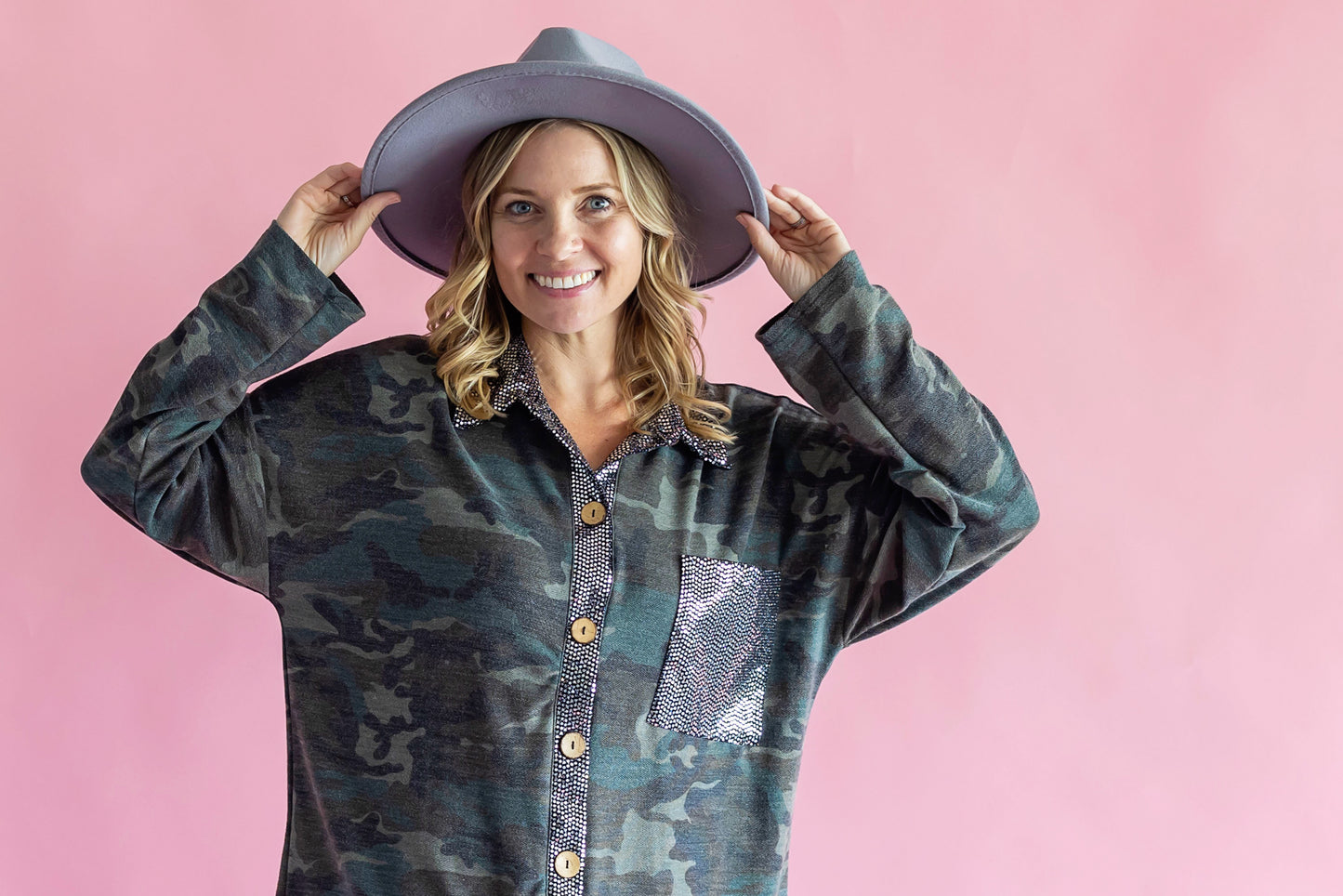 Best Behavior Camo Top