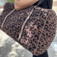 Getaway Duffle Bag - Brown Leopard