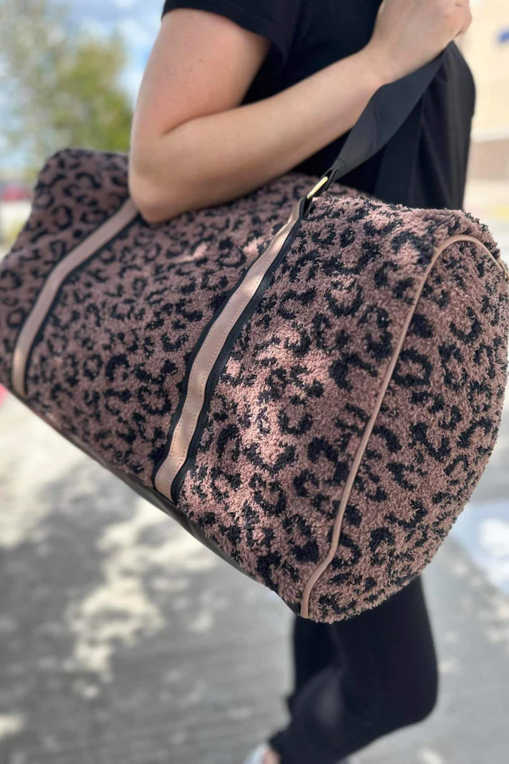 Getaway Duffle Bag - Brown Leopard