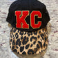 Red Leopard KC Chenille Patch Hat