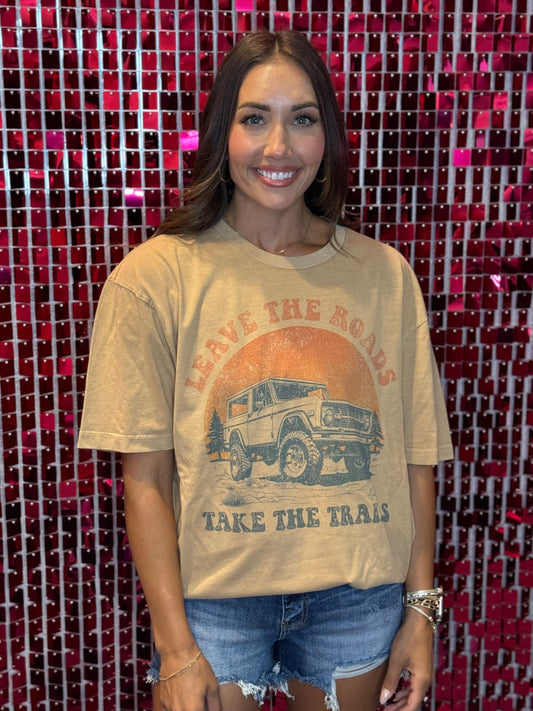 Take the Trails Oversized Tee