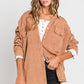 Rather Be Famous Long Sleeve Top - Camel