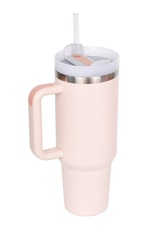 Take Me Everywhere Tumbler - Light Pink