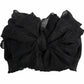 Black Ruffled Headband