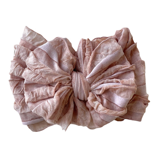 Brulee Tie Die Ruffled Headband