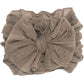 Mocha Ruffled Headband