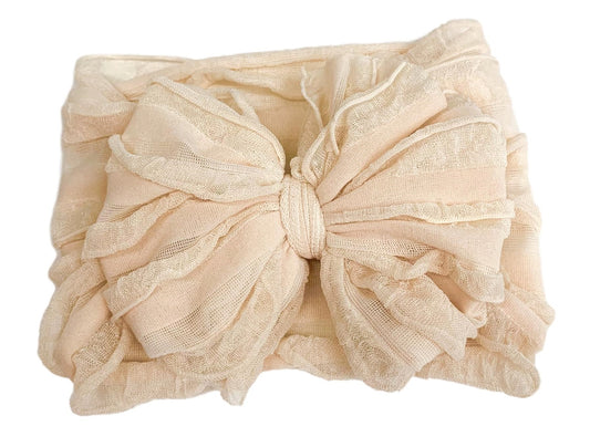 Sugar Cookie Ruffled Headband