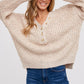 In My Thoughts Henley Sweater