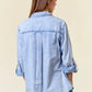 Elle Chambray Button Down Top