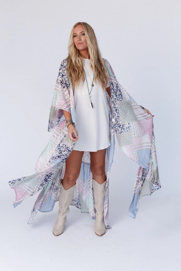 In The Breeze Patchwork Kimono