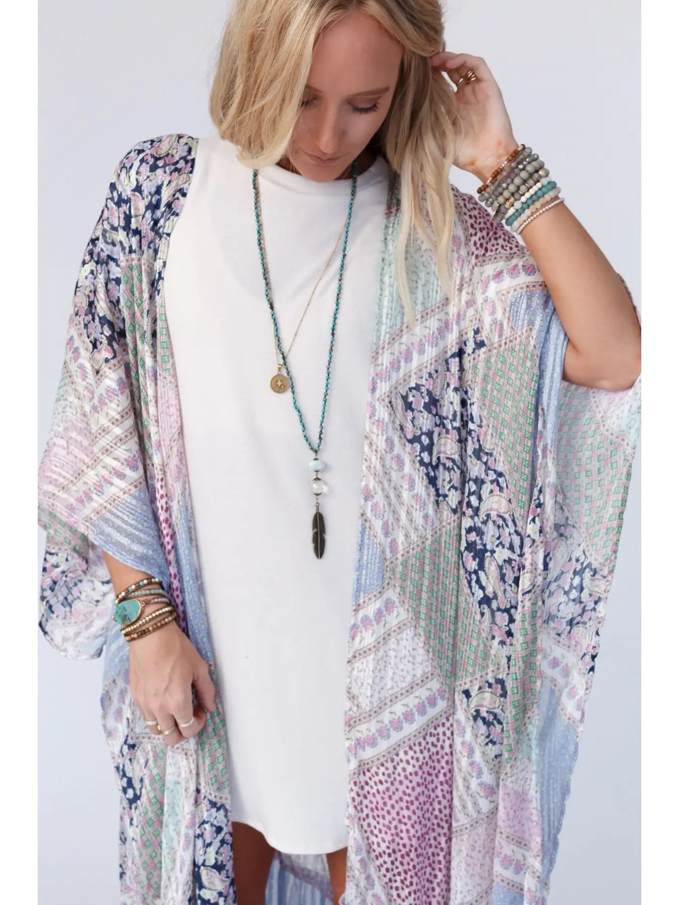 In The Breeze Patchwork Kimono