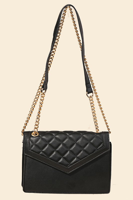 Chic Intuition Shoulder Bag - Black